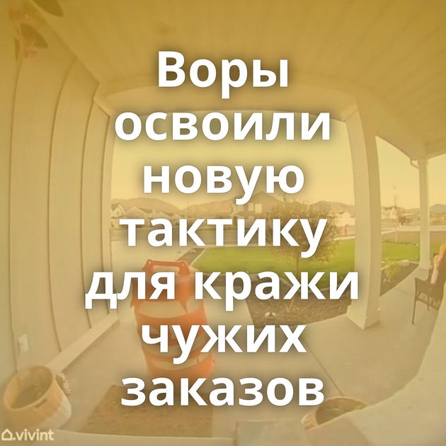 Воры освоили новую тактику для кражи чужих заказов