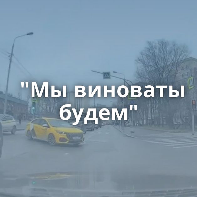 "Мы виноваты будем"