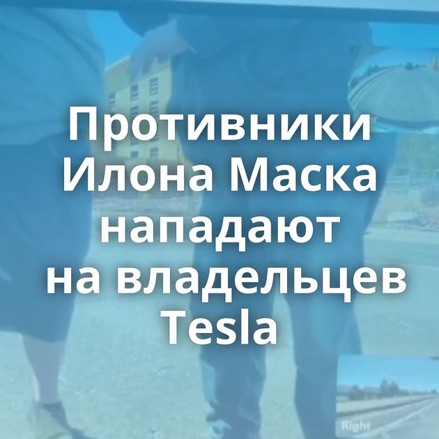 Противники Илона Маска нападают на владельцев Tesla